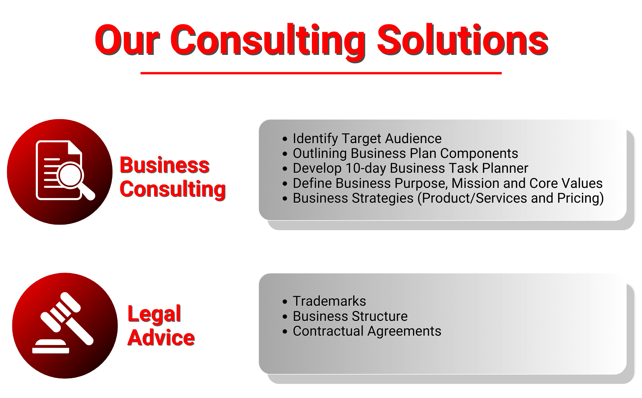 Consulting services in dallas